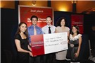 The team from Guy’s and St Thomas’ NHS Foundation Trust receive their prize for second place